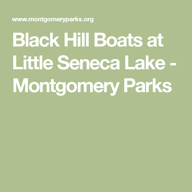 Black Hill Boats at Little Seneca Lake