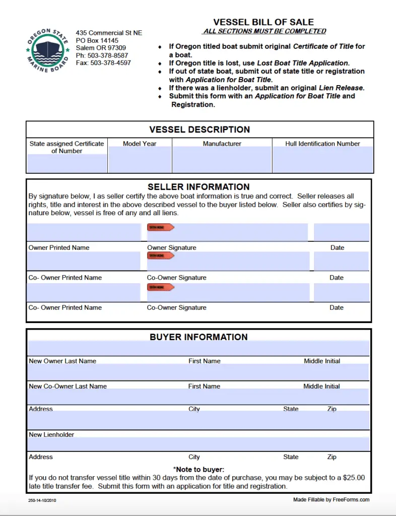 How Do I Register My Boat In Oregon BoatProClub