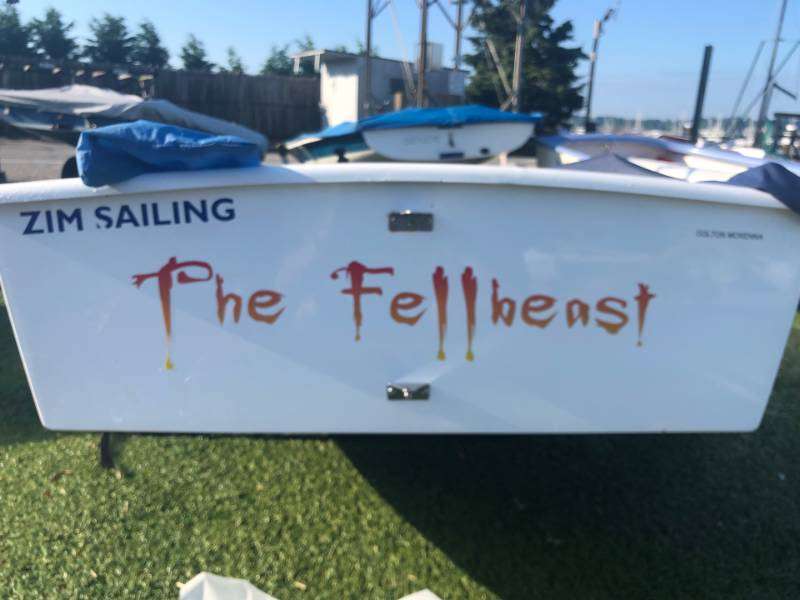 Optimist Sailboat Lettering from COLIN M, MA ...